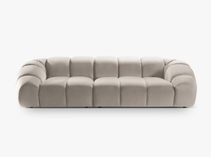 CANAPEA DIANA, 4 LOCURI, 294 CM, DIVERSE CULORI SI MATERIALE, DESIGN DEOSEBIT - Img 15