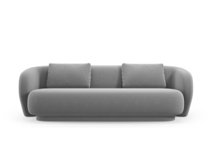 CANAPEA ELEGANTA 3 LOCURI, CAMDEN 204CM, GRI, MATERIAL CATIFEA, ARTIM GROUP SELECTION - Img 3