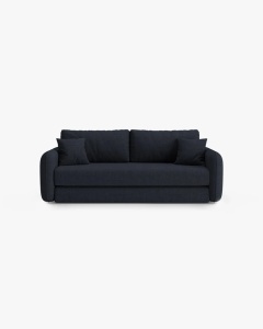 CANAPEA EXTENSIBILA DORMI, ALBASTRU ROYAL, 225X94 CM, TAPITAT CU TAPITERIE DIN TEXTIL STRUCTURAT MOLYBDEN, MICADONI