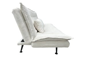 CANAPEA EXTENSIBILA, JAZZ 195CM, 3 LOCURI, MATERIAL CATIFEA RAIAT, CULOARE BEJ, ARTIM GROUP SELECTION - Img 4