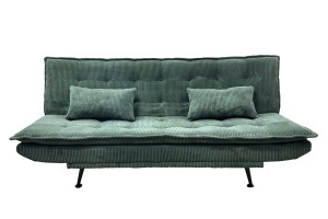 CANAPEA EXTENSIBILA, JAZZ 195CM, 3 LOCURI, MATERIAL CATIFEA RAIAT, CULOARE VERDE, ARTIM GROUP SELECTION - Img 6