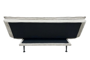 CANAPEA EXTENSIBILA, JAZZ 195CM, 3 LOCURI, MATERIAL CATIFEA RAIAT, CULOARE GRI/MARO, ARTIM GROUP SELECTION - Img 7