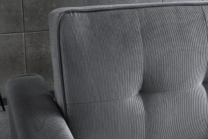 CANAPEA EXTENSIBILA, SMART 180CM, 2 LOCURI, CATIFEA GRI RAIAT, ARTIM GROUP SELECTION - Img 12