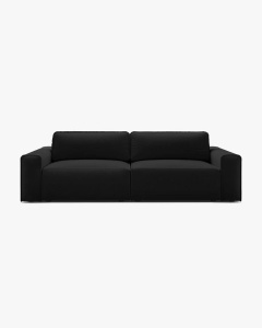 CANAPEA EXTENSIBILA VICTOR, GRI DESCHIS, 246X100 CM, TAPITAT CU TAPITERIE DIN TEXTIL STRUCTURAT MOLYBDEN, MICADONI