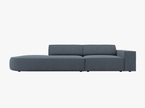 CANAPEA JODIE, STANGA, 3 LOCURI, 262 CM, DIVERSE CULORI SI MATERIALE, DESIGN DEOSEBIT - Img 14
