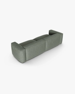 CANAPEA MARTINA, 320X120 CM, ADANCIME SCAUN 90 CM, VERDE MUSCHI, TAPITAT CU TAPITERIE DIN TEXTIL STRUCTURAT BOSTON, MICADONI - Img 3
