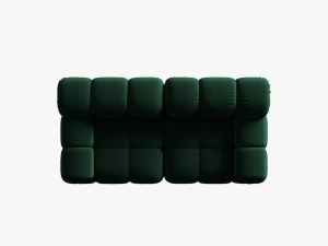 CANAPEA MODULARA BELLIS, 2 LOCURI, 188 CM, VERDE 38, TAPITERIE DIN CATIFEA, DESIGN DEOSEBIT - Img 5