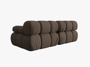 CANAPEA MODULARA BELLIS, CU 2 LOCURI, MARO, CU TAPITERIE DIN TEXTIL 3D, SONIC, MICADONI - Img 4