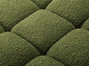 CANAPEA MODULARA BELLIS, PE DREAPTA, VERDE, CU TAPITERIE DIN TEXTIL BOUCLE ROLF, MICADONI - Img 5