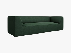 CANAPEA RUBY, CU 3 LOCURI, VERDE, CU TAPITERIE DIN TEXTIL STRUCTURAT, MICADONI - Img 2
