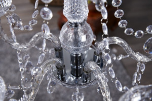 CANDELABRU KARAT 1451, CU 5 BRATE, TRANSPARENT, DESIGN CLASIC - Img 4