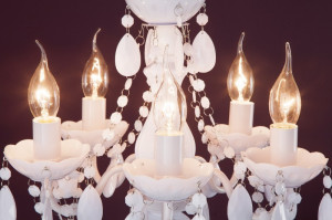 CANDELABRU KARAT S ALB 7227, CU 5 BRATE, DESIGN CLASIC - Img 3