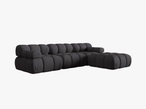 COLTAR BELLIS, CU 4 LOCURI, ESPRESSO, CU TAPITERIE DIN TEXTIL 3D SONIC, MICADONI - Img 2
