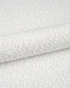 COLTAR CU 5 LOCURI JODIE, PE STANGA, 341X162 CM, ALB, TAPITAT CU TAPITERIE DIN TEXTIL BOUCLE BALOO, MICADONI - Img 4