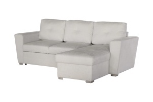 COLTAR CU SPATIU DE DEPOZITARE, APARTMENT 245CM, 3 LOCURI, REALIZAT DIN MATERIAL TEXTIL, DE CULOARE BEJ, ARTIM GROUP - Img 13