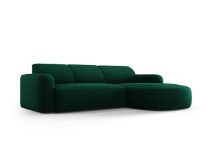 COLTAR ELEGANT DREAPTA 250CM, JASMIN 4 LOCURI, DIVERSE CULORI, MATERIAL CATIFEA, ARTIM GROUP COLLECTION - Img 11