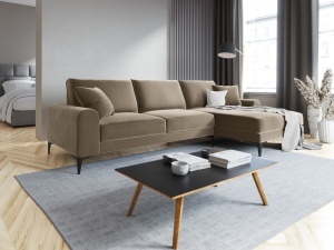 COLTAR ELEGANT DREAPTA 254CM, MADARA 5 LOCURI, DIVERSE CULORI, MATERIAL CATIFEA, ARTIM GROUP COLLECTION - Img 7