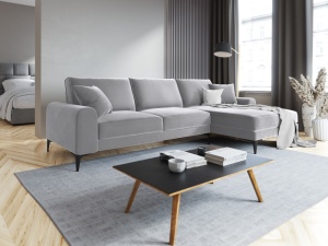 COLTAR ELEGANT DREAPTA 254CM, MADARA 5 LOCURI, DIVERSE CULORI, MATERIAL CATIFEA, ARTIM GROUP COLLECTION - Img 17