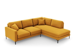 COLTAR ELEGANT DREAPTA 254CM, VENUS 5 LOCURI, DIVERSE CULORI, MATERIAL CATIFEA, ARTIM GROUP COLLECTION - Img 3