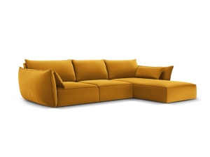 COLTAR ELEGANT DREAPTA 308CM, VANDA 4 LOCURI, DIVERSE CULORI, MATERIAL CATIFEA, ARTIM GROUP COLLECTION - Img 11