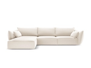 COLTAR ELEGANT STANGA 308CM, VANDA 4 LOCURI, DIVERSE CULORI, MATERIAL CATIFEA, ARTIM GROUP COLLECTION - Img 2