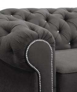 COLTAR EXTENSIBIL 278 CM, VALENTINO L STANGA,GRI, DIN STOFA DE CALITATE SUPERIOARA - Img 4
