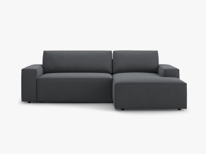 COLTAR EXTENSIBIL JODIE, DREAPTA, 3 LOCURI, 246 CM, DIVERSE CULORI SI MATERIALE, DESIGN DEOSEBIT - Img 15