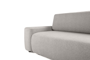COLTAR EXTENSIBIL MIA, GRI BUBBLE 02 II, CONFECTIONAT DIN MATERIAL TEXTIL, METAL SI SPUMA, STIL MODERN - Img 5