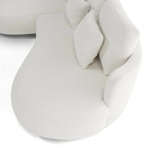 COLTAR JACOB MINI, MATERIAL TEXTIL BOUCLE, CULOARE CREM, ARTIM GROUP COLLECTION - Img 4