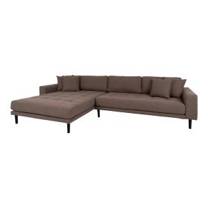 COLTAR LIDO CU 4 PERINI 290CM, DIN LEMN SI TEXTIL, CULOARE MARO, HOUSE NORDIC - Img 3