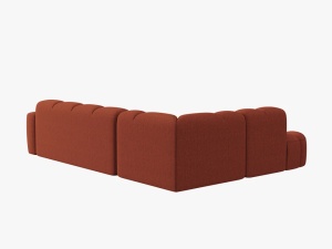 COLTAR LISA, STANGA, 5 LOCURI, 293 CM, SCORTISOARA 58, TAPITERIE DIN STOFA, DESIGN DEOSEBIT - Img 3
