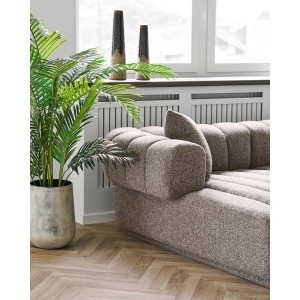 COLTAR LIVING AURORA 300CM, DIN LEMN SI TEXTIL, CULOARE MARO, HOUSE NORDIC - Img 8