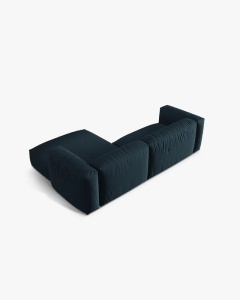 COLTAR MARTINA, BLUE JEANS, 244 CM, DREAPTA, CU TAPITERIE DIN TEXTIL STRUCTURAT BOSTON, MICADONI - Img 4