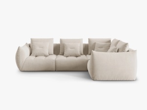 COLTAR MODULAR BLOOM DREAPTA, 4 LOCURI, 316 CM, DIVERSE CULORI SI MATERIALE, DESIGN DEOSEBIT - Img 6