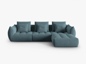 COLTAR MODULAR BLOOM DREAPTA, 4 LOCURI, 332 CM, DIVERSE CULORI SI MATERIALE, DESIGN DEOSEBIT - Img 9