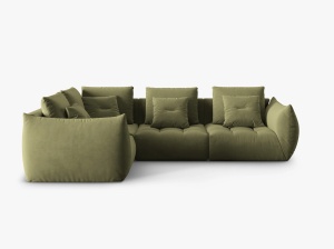 COLTAR MODULAR BLOOM STANGA, 4 LOCURI, 316 CM, DIVERSE CULORI SI MATERIALE, DESIGN DEOSEBIT - Img 8