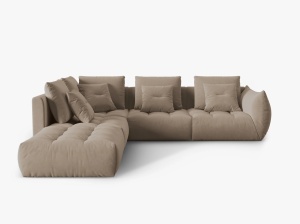 COLTAR MODULAR BLOOM STANGA, 4 LOCURI, 316 CM, DIVERSE CULORI SI MATERIALE, DESIGN DEOSEBIT - Img 5