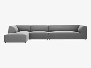 COLTAR MODULAR RUBY, STANGA, 5 LOCURI, 366 CM, DIVERSE CULORI SI MATERIALE, DESIGN DEOSEBIT - Img 19