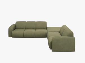 COLTAR MOLINO, DREAPTA, 6 LOCURI, 315 CM, DIVERSE CULORI SI MATERIALE, DESIGN DEOSEBIT - Img 6