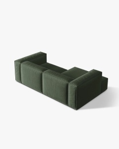 COLTAR NURIA, PE STANGA, VERDE MUSCHI, 252X147 CM, TAPITAT CU TAPITERIE DIN TEXTIL STRUCTURAT LIBERTY, MICADONI - Img 4