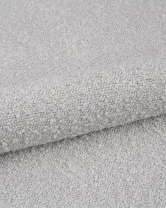 COLTAR PANORAMIC, CU 6 LOCURI, JODIE, 364X162 CM, ADANCIME SCAUN 62 CM, GRI DESCHIS, TAPITAT CU TAPITERIE DIN TEXTIL BOUCLE BALOO, MICADONI - Img 3