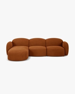 COLTAR PE STANGA, BLAIR, 274X 95, SCORTISOARA, CU TAPITERIE DIN TEXTIL CATIFEA CASINO, MICADONI
