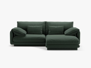 COLTAR TORINO, DREAPTA, 3 LOCURI, 220 CM, DIVERSE CULORI SI MATERIALE, DESIGN DEOSEBIT - Img 11
