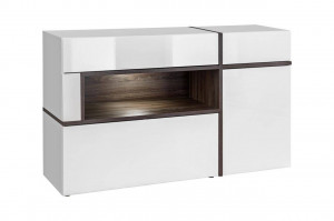 COMODA CROSS, CU ILUMINARE LED, PEW CS SB, STIL MODERN, ASM - Img 1