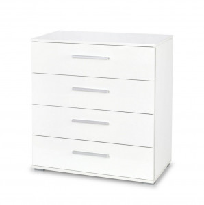 COMODA LIMA KM-3, ALBA, DIN PAL MELAMINAT, STIL MODERN - Img 1