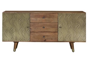 COMODA LIVING 160CM, COD 6762, DIN LEMN DE MANGO SI METAL, ARTIM GROUP SELECTION - Img 3