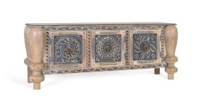 COMODA LIVING DIN LEMN 198CM, LEMN DE TEC SI METAL, ARTIM GROUP SELECTION - Img 3