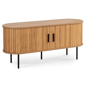 COMODA TV 120CM, ARTIM MEBLE, CU 2 USI, REALIZATA DIN MDF, CULOARE STEJAR, STIL MODERN - Img 7