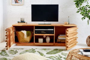 COMODA TV 150CM, RELIEF, DIN LEMN MASIV DE SALCAM, STIL VINTAGE, ARTIM GROUP SELECTION - Img 3