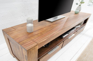 COMODA TV 170CM, MAKASSAR, LEMN DE TRANDAFIR, REALIZAT MANUAL, ARTIM GROUP COLLECTION - Img 3